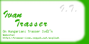 ivan trasser business card